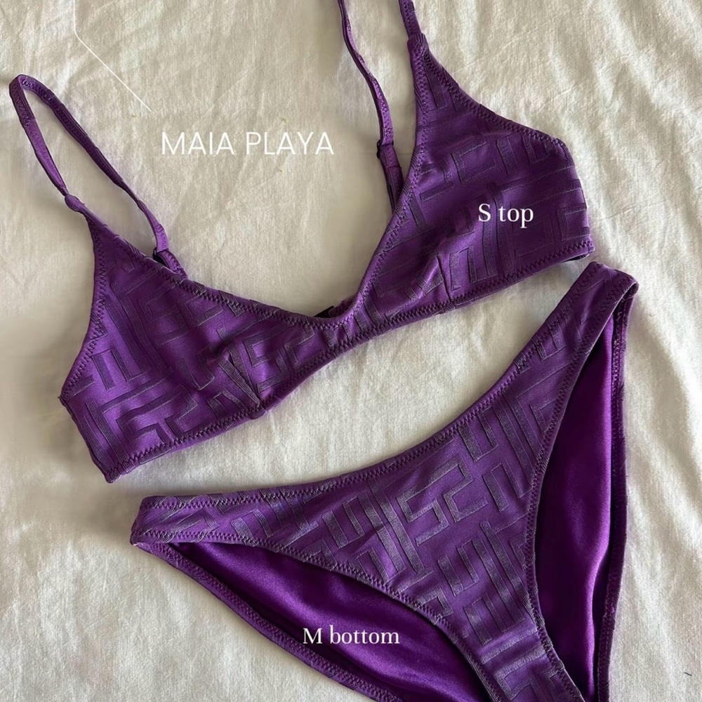 ISO purple Triangle Swimwear bikini
